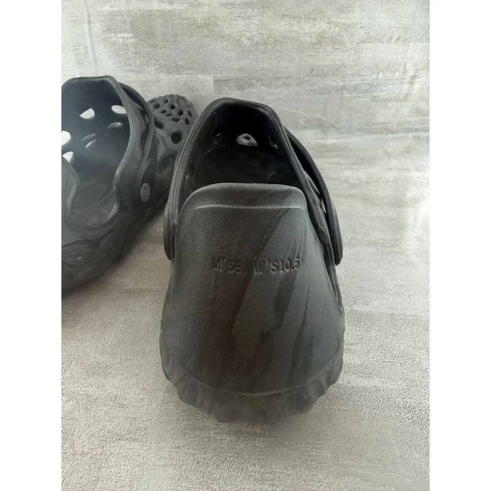 Merrell Hydro Moc Black Marbled Water Shoes Mens 9 Womens 10.5 Unisex Clogs